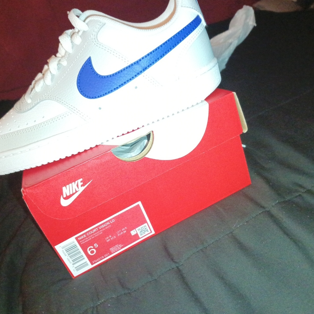 Nike Kids Sneakers White and Blue